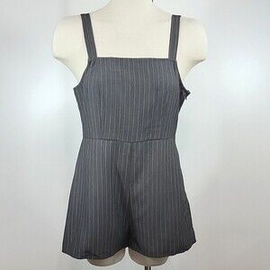 SILENCE + NOISE UO Striped Romper size M